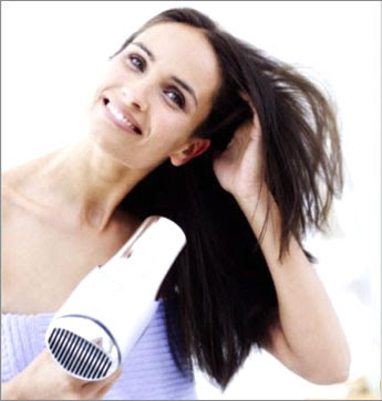 how to dry hair without damage it