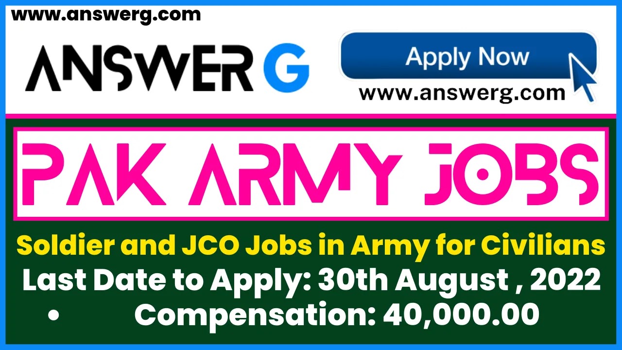 Latest Pak Army Jobs 2022 Latest Pak Army Jobs 2022