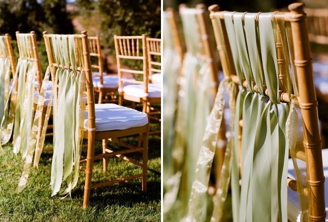 Help me Decorate my wedding arch wedding Nancy 02 chair ribbons