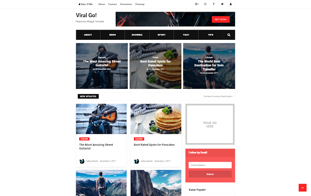 Viral Go Blogger Template