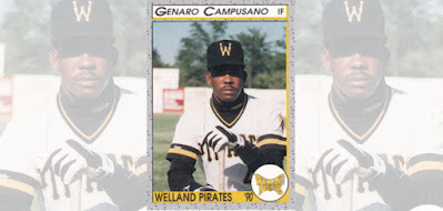 Genarp Campusano 1990 Welland Pirates card