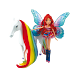 ¡Nuevas imágenes de la muñeca Bloom con el caballo arcoiris!