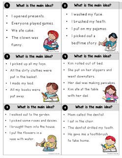  Example of Main Idea and Topic Sentence