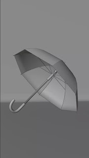 Blue Umbrella 3D 1