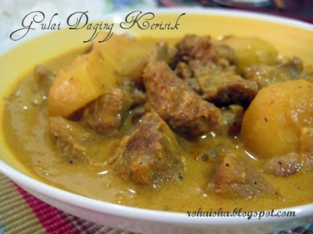 Damai Qalbu: GULAI DAGING KERISIK