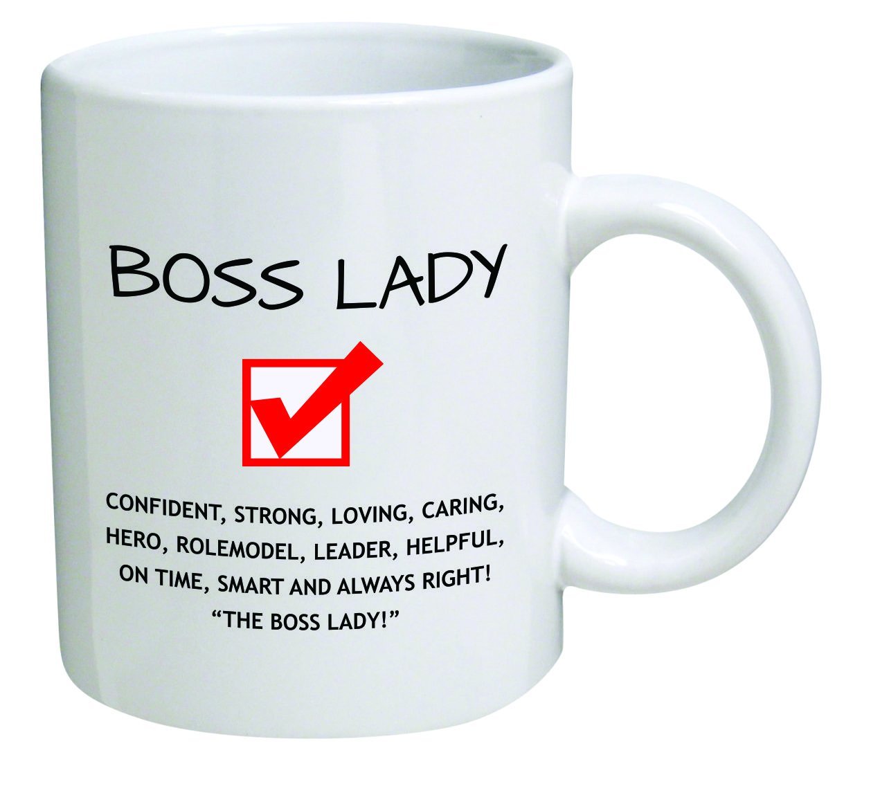 funny coffee mugs and mugs with quotes: Funny Boss Lady 11OZ Coffee Mug