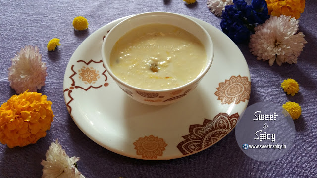 Shahi Kheer or Paneer Kheer