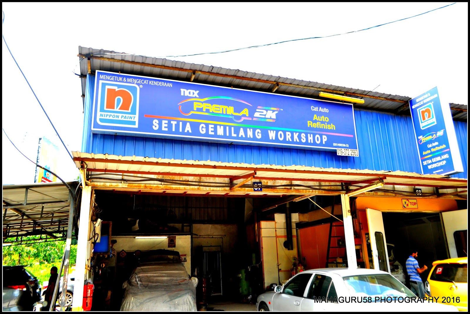 MAHAGURU58 Bengkel Ketuk Cat  Kereta  Setia Gemilang 