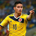 James volley versus Uruguay voted best goal of the World Cup