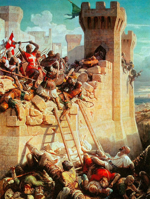 A defesa de Acre pelos cavaleiros de Malta