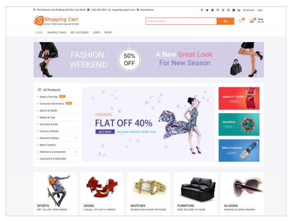 ecommerce theme wordpress themeforest