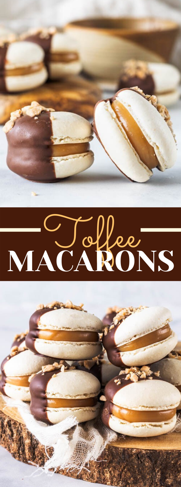 TOFFEE MACARONS #cookies #desserts