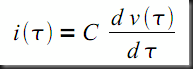 CapacitorTimeDomainEquation