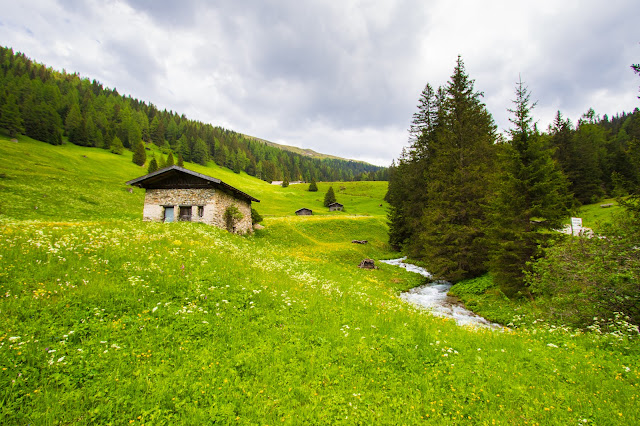 Strada verso l'Obernberger see-Tirolo