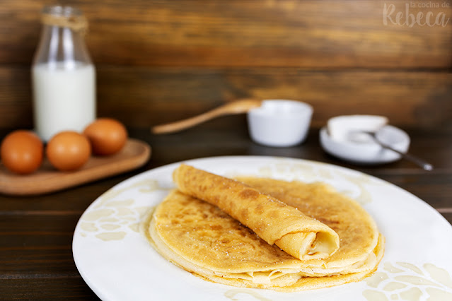 Filloas de leche