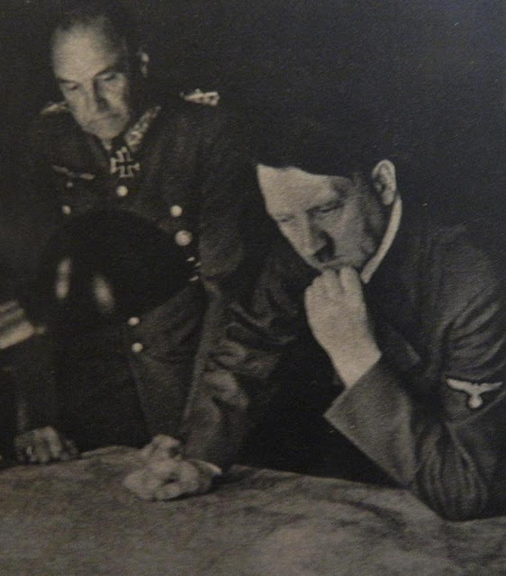 Field Marshal Walther von Brauchitsch and Hitler 23 June 1941 worldwartwo.filminspector.com