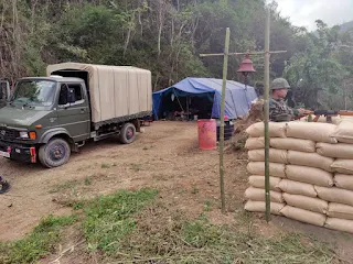 The Assam Rifles on Friday set up a temporary base along the Mizoram-Manipur inter-state boundary to monitor the situation and maintain peace in the border area in the wake of ethnic violence in the northeastern state, the paramilitary force said in a statement