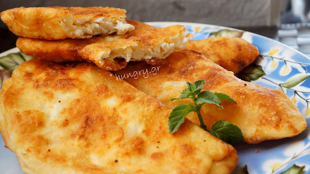 Fried Greek Cheese Pies-Tiganopsoma