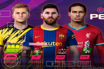 PES 2020-2021 PPSSPP Android Offline Camera PS4 Real Face & HD Graphics [New Transfers 2020 & Menu 500MB]