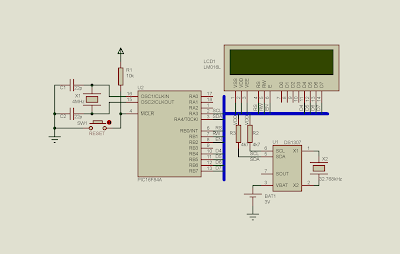 PIC16F84A Interface To ds1307 RTC Via Software I2C
