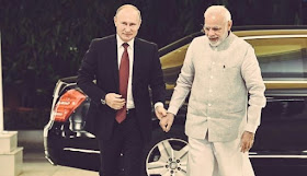 PM Modi - The Highest Civilian Award Of The Russian Federation -"Order Of Saint Andrew The Apostle"