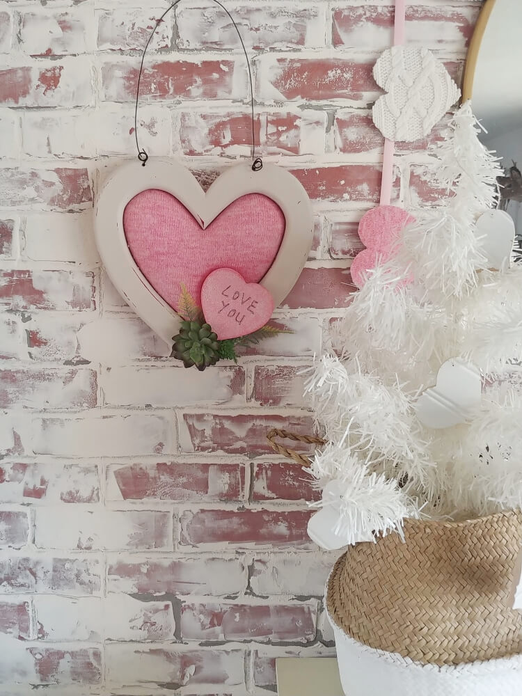 Upcycled Wooden Heart Valentine