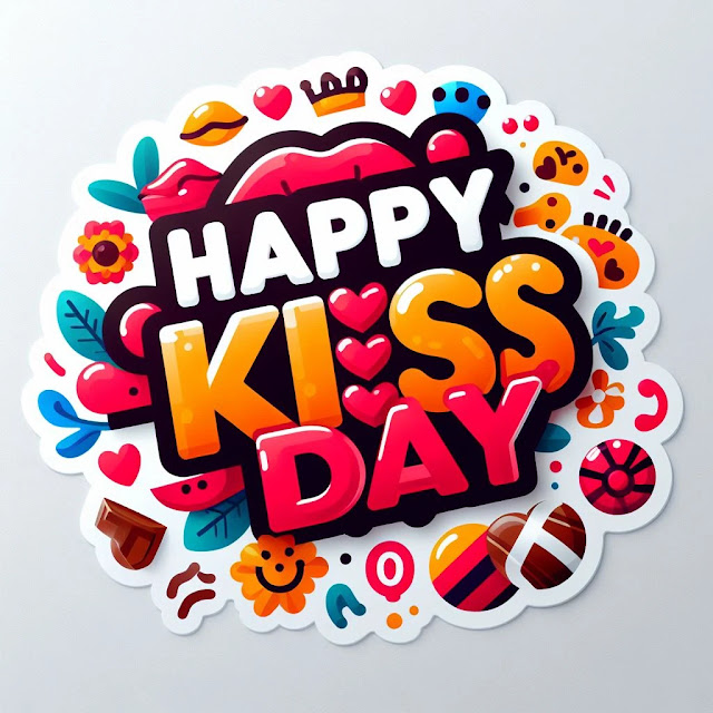 Happy Kiss Day Emoji new