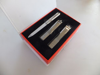 TOP TENG® Nail Clippers Set in a Nice Gift Box - Fingernail + Toenail - Premium Stainless Steel, Free Professional Double Sided Nail File Included