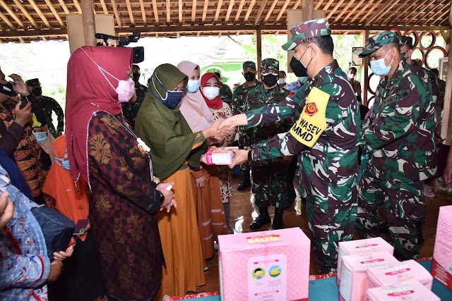 Ketua Tim Wasev PJO TMMD Kasad Kunjungi  TMMD Reguler ke 112 Kodim 0726/Sukoharjo