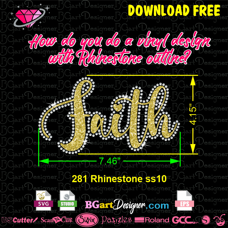 Download Where To Find Free Rhinestone Svgs