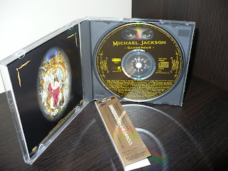 Michael Jackson - Dangerous ESCA 5500 1st Japan Press cd label