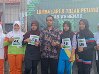 Lomba Tolak Peluru Memperingati Hari HAB KEMENAG Ke 77 Tahun 2022