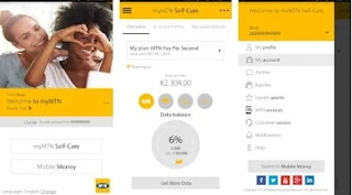 500MB data from MyMTN app