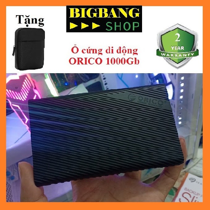 Ổ cứng di động ORICO 1Tb Usb 3.0 Tặng túi chống sốc