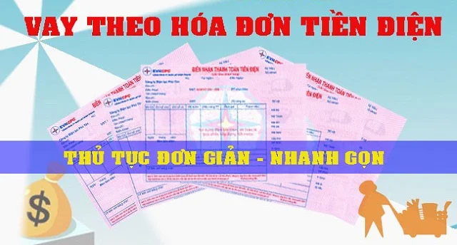 Các tổ chức tín dụng cho vay tiền theo hoá đơn điện nước