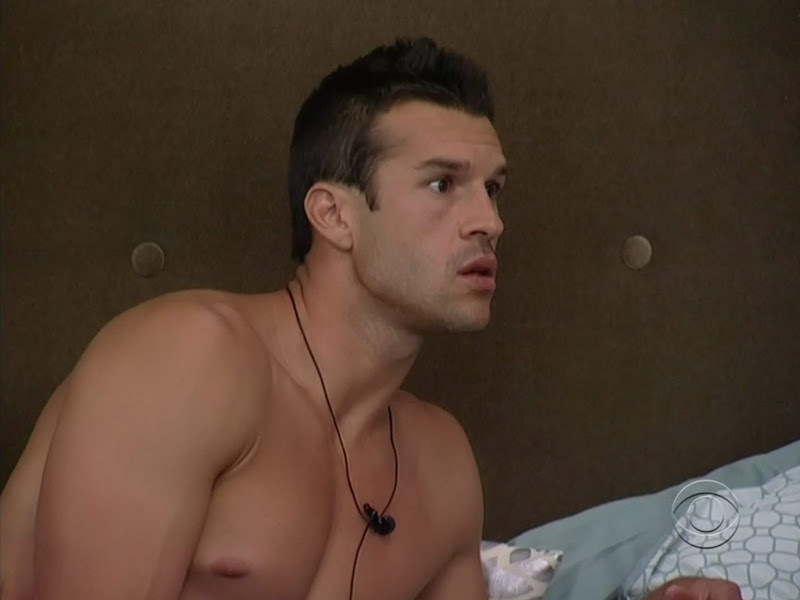 Brendon Villegas Shirtless on Big Brother 12 week2