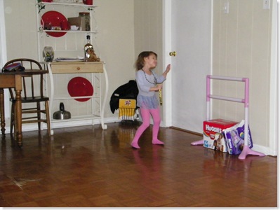 Emma, singing & dancing