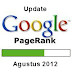 Google PageRank Update Agustus 2012