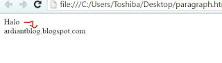Paragraf di HTML