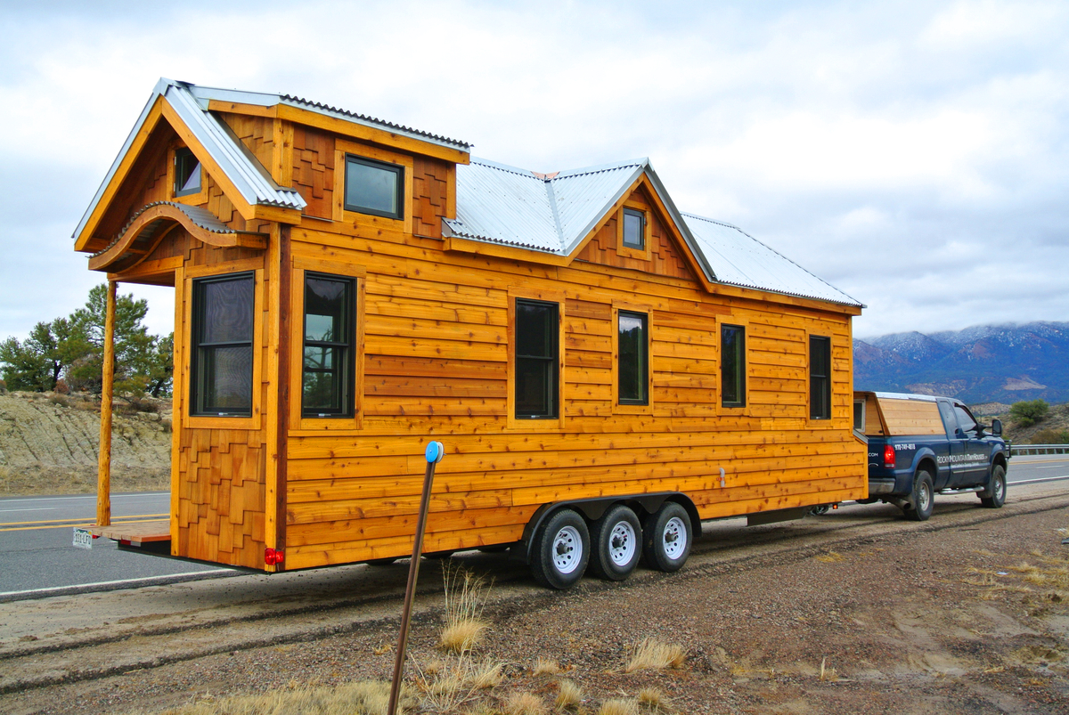 build a tiny house on a trailer