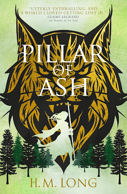 book cover of fantasy novel Pillar of Ash by H.M. Long