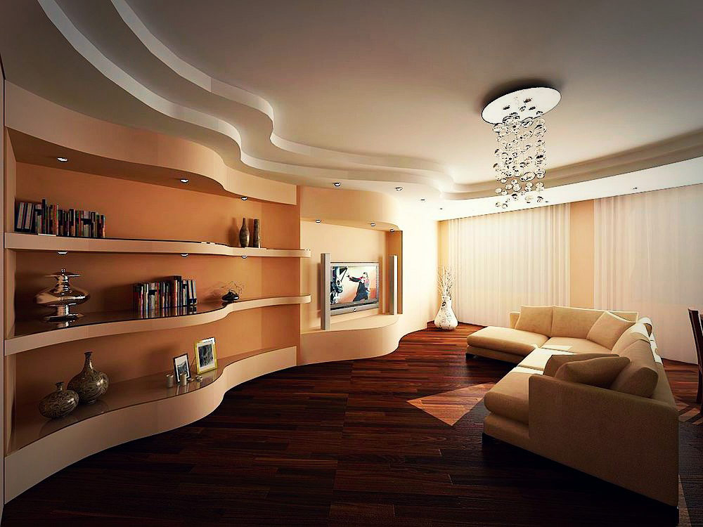 New gypsum  ceiling  design  for living  room  2022