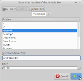 Select Android/sdk/