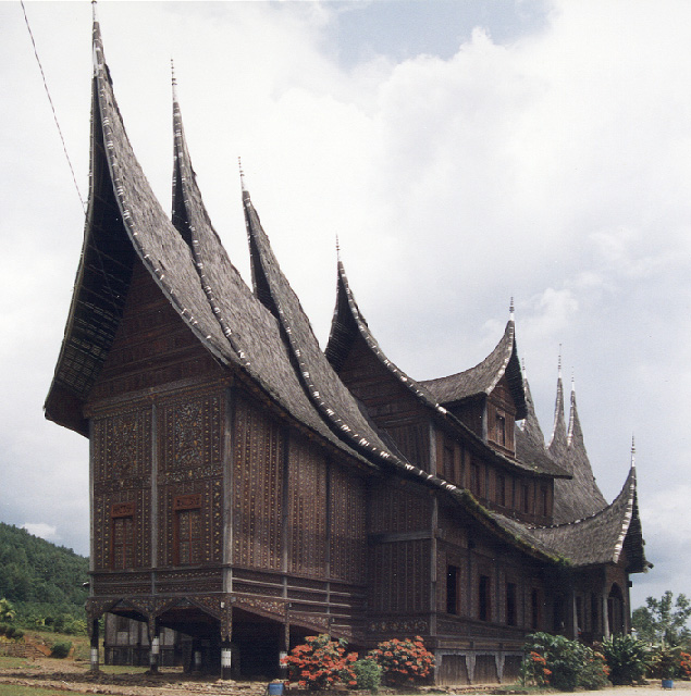 Rumah Gadang (House of Traditional Minangkabau, West 