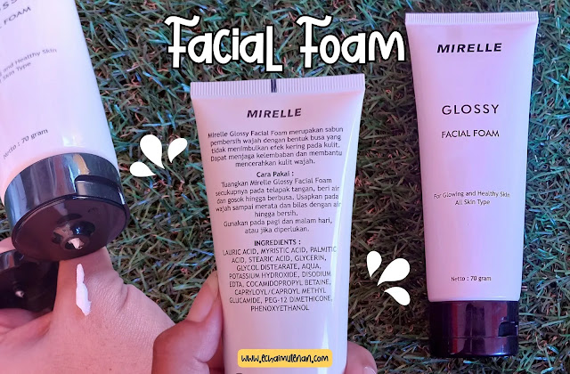 Skincare Mirelle Glossy Facial Foam