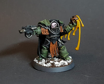 Warhammer 40k Space Marine Heroes converted into a Chaos Terminator Lord for The Purge