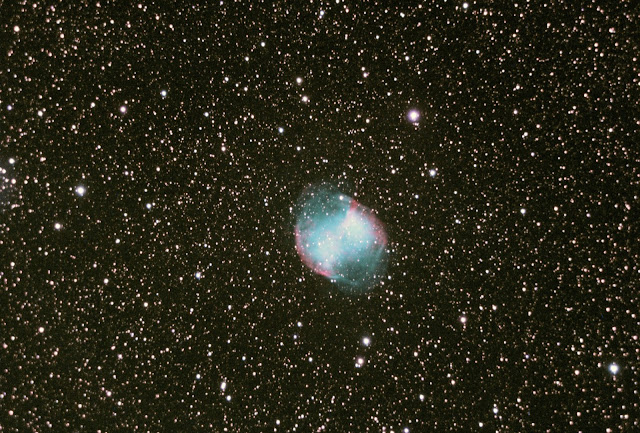Planetary nebular: Average of 8x180s, ASI294MC Pro