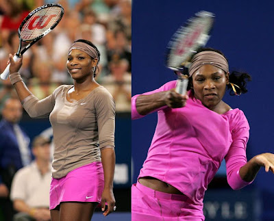 serena williams pink suite. Superstar serena williams