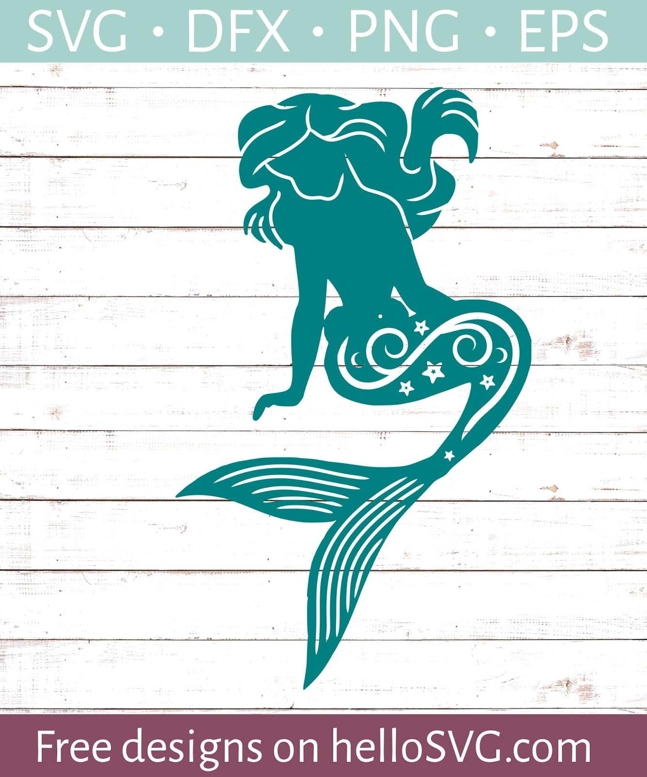 Download Mermaid & Sea Themed FREE svgs