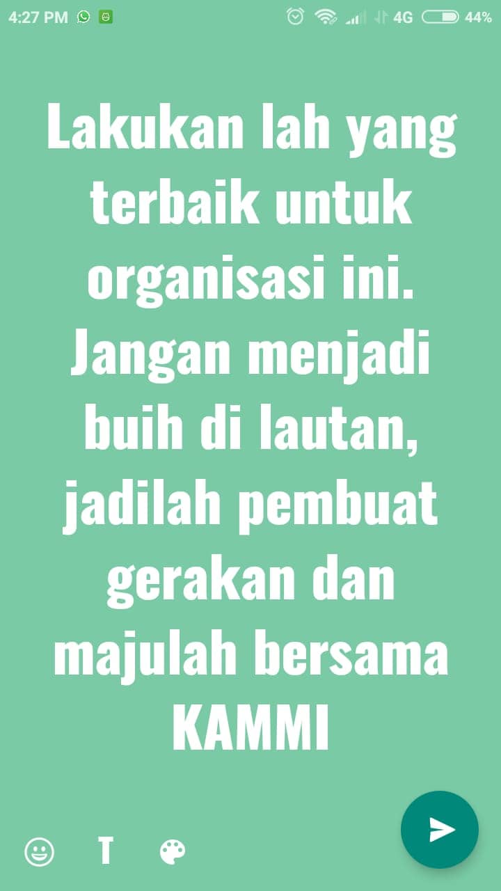 Kata Motivasi Kammi